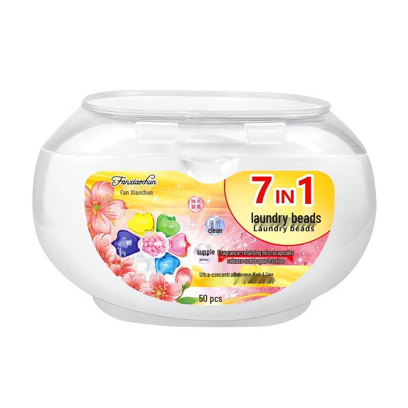 36-Piece Boxed Seven-in-One Laundry Beads: Clean, Stain Removal, Long-Lasting Fragrance, 10g Each