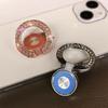 Cell Phone Ring Holder Kickstand Round Metal Rhinestones Finger Grip Loop