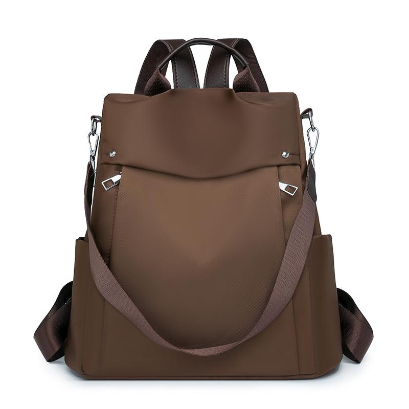 Рюкзак против кражи Женская нейлоновая дорожная сумка Многофункциональная легкая сумка через плечо