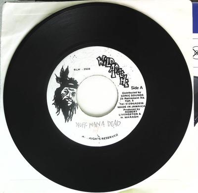 7-дюймовая пластинка SUPER CAT - Nuff Man A Dead NONE Wild Apache 1990 Ямайка Регги, Ска и Даб Б/У