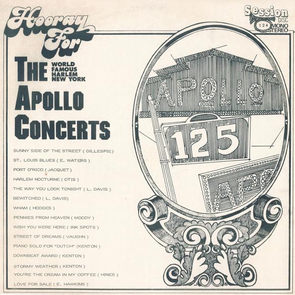 Виниловая пластинка VARIOUS ooray For The Apollo Concerts 124 SESSION DISC Джаз США Б/у