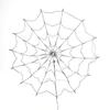 Halloween Glowing Spider Web Lights Outdoor Indoor Decorative Lighting for Party Scene Setup Haunted House Yard Wall Decor Use