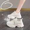 Platform Dad Shoes Women's Height Increasing Ins Trendy New Autumn Mesh Breathable Casual Sneaker
