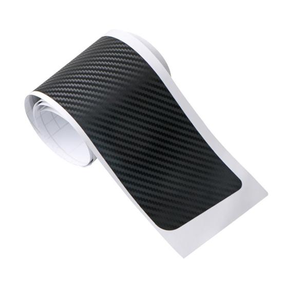 Universal Car Door Bumper Sticker Waterproof PVC Carbon Fiber Trim Strip Protective Film Anti-Scratch
