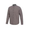 Mountain Warehouse Mens Driftwood Checked Organic Shirt