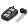 KEYYOU 1PCS New Remote Car Key For BMW CAS3 1/3/5/7 Series X5 X6 E60 E61 E70 E71 E87 E90 Z4 315/433/868MHz PCF7953 KR55WK49123