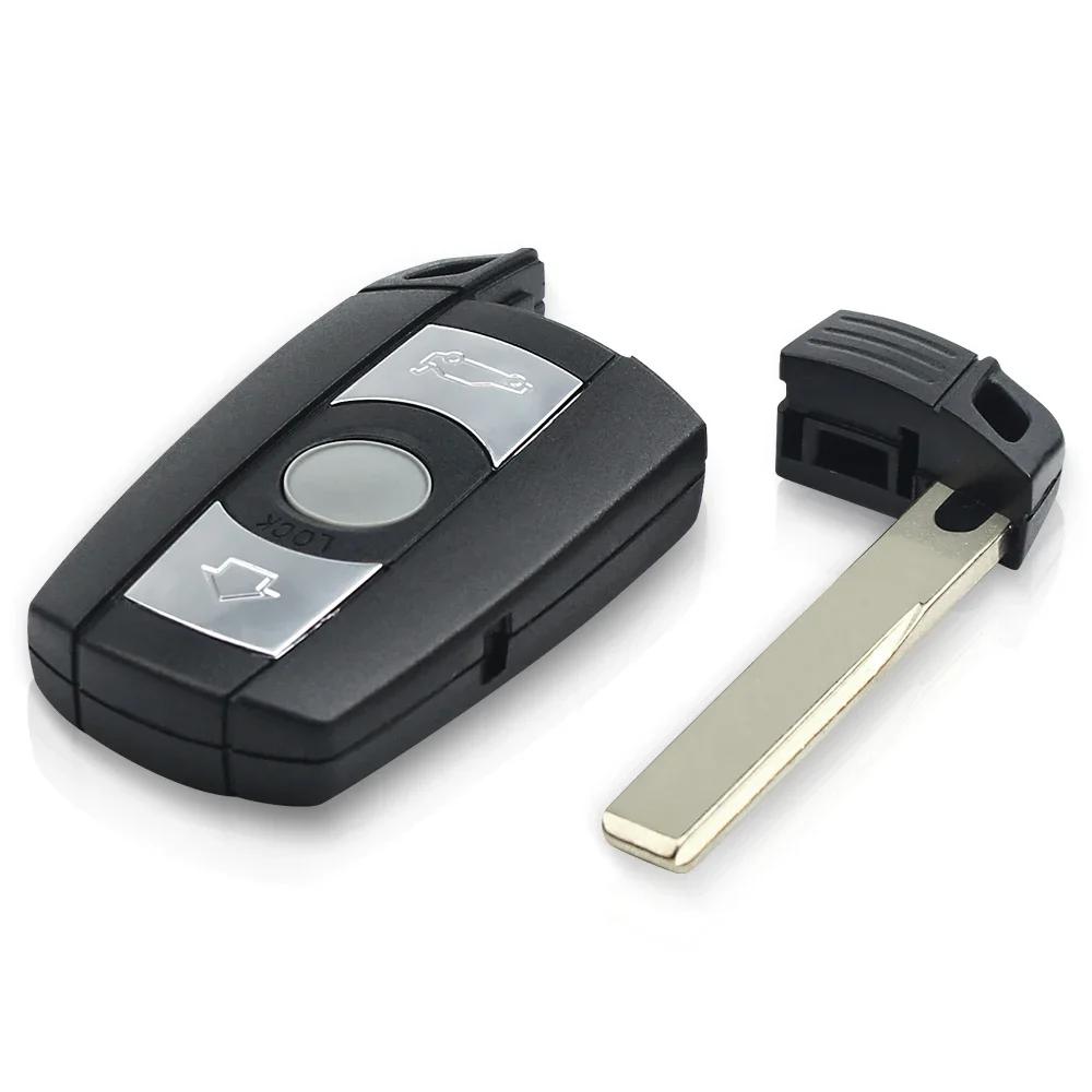 KEYYOU 1PCS New Remote Car Key For BMW CAS3 1/3/5/7 Series X5 X6 E60 E61 E70 E71 E87 E90 Z4 315/433/868MHz PCF7953 KR55WK49123