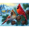 DIY 5D алмазная живопись птица цветок картина ручной работы горный хрусталь Алмазная вышивка крестиком мозаика домашний декор