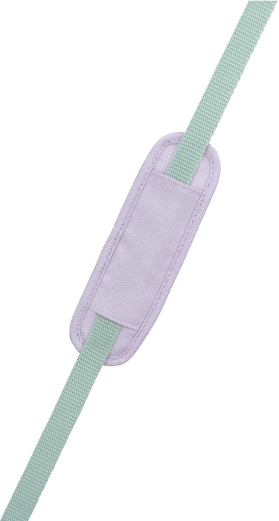 Thermos Vacuum Insulated Portable Mug 500ml Pastel Purple with Detachable Strap and Comfortable Shoulder Pad Suitable for Children for Commuting to