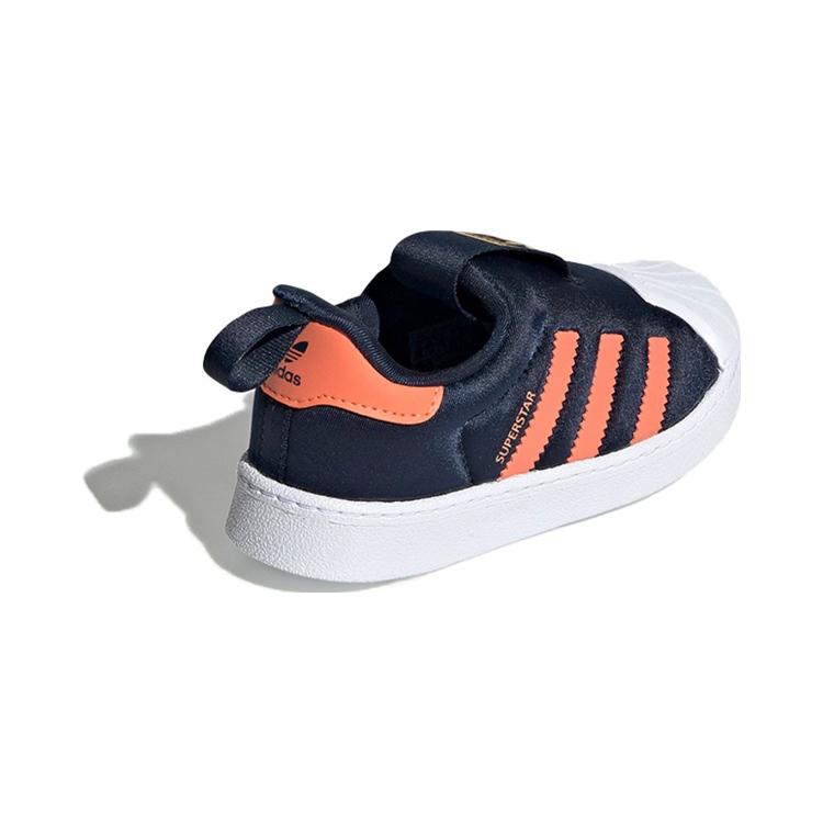 Adidas Originals SUPERSTAR 360 I Low top Skateboard Shoes Blue Orange Infant And Toddler EE6279