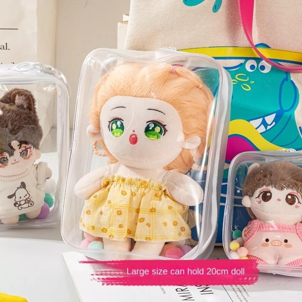ПВХ пылезащитный мешок прозрачный ящик для хранения кукол портативный плюшевый кукольный мешок для улицы
