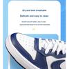 Nike Детские кроссовки Court Borough Mid 2 GS White Signal Blue Blue-Void CD7782-107