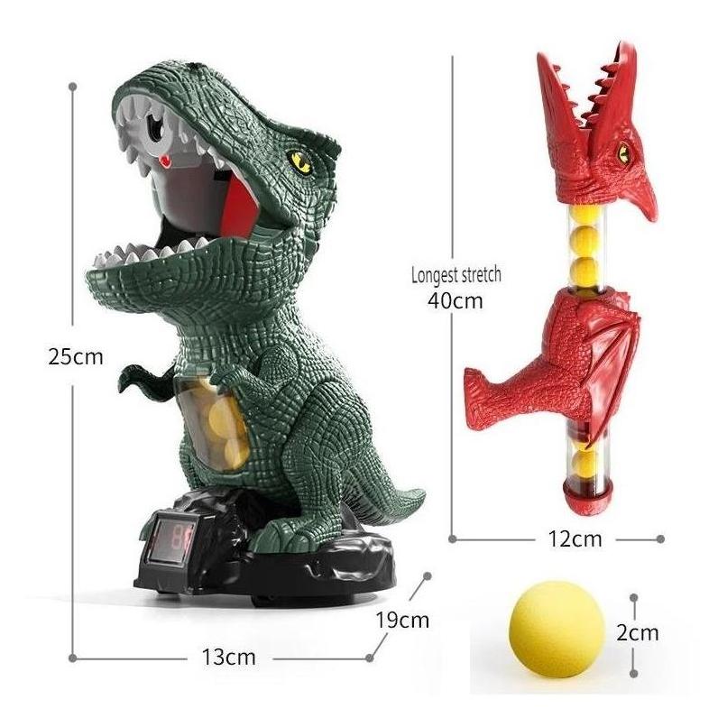 Dinosaur Fun Shooting Soft Bullet Gun Toys Parent-child Interactive Puzzle Toy Tyrannosaurus Rex Shooting Target Game Kids Toy