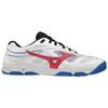 Mizuno Wave Medel 6 Амортизирующие Нескользящие Прочные Дышащие Низкие Тренировочные Кроссовки Унисекс Белый Красный Синий 81GA191521