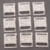 10pcs/20pcs Metal Buckle Belt Rhinestone Bikini Bra Decoration Diy Belt Loop Sewing Bag Accessories 15x12 Mm