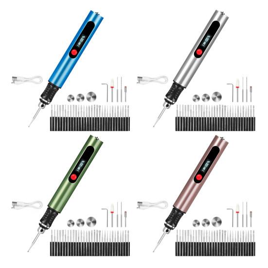Полировальная ручка Аккумуляторный роторный инструмент с очень долгим временем работы Быстрая зарядка USB-C Цифровой дисплей мощности