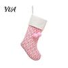 Store Display Ornaments Christmas Stockings, 18 x 10 Inch Large Quilted Hanging Rustic Fireplace Ornament Bags Decorative Xmas Gift for Indoor Holiday
