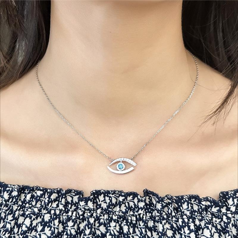 Подвеска «Глаз демона» высокого класса, женская, универсальная, индивидуальная, нишевая, ключичная цепочка