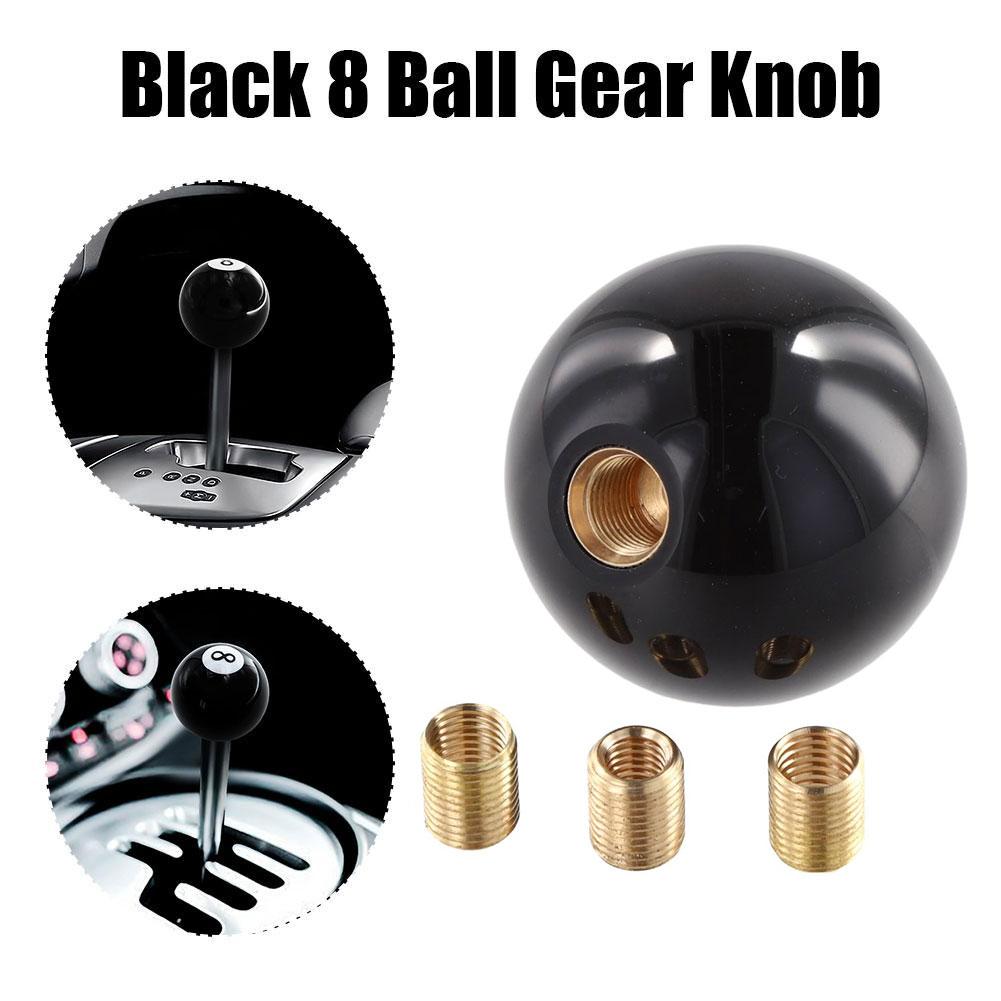 Black 8 Ball Gear Knob / Short Shifter Knob For Universal Car Acrylic Black 8 Ball For Mostly Car Acrylic Black 8 Ball E9k6