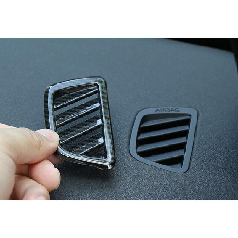 For Range Rover Evoque -23 Carbon Fiber Dashboard Upper Air Outlet Vent Trim