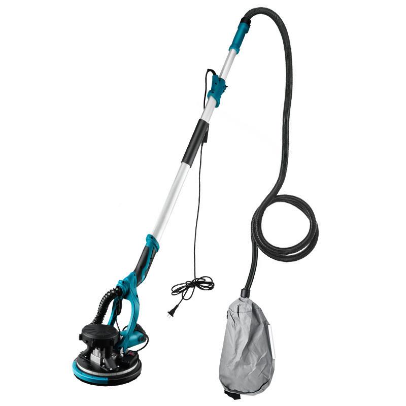 Ручная шлифовальная машина для стен мощностью 750 Вт, бесщеточный инструмент для полировки стен, шпаклевка для стен, электрическая полировальная машина для беспыльного использования.