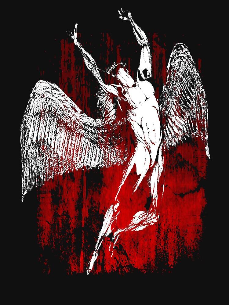 Led Zepelin 1 bestie Red texture icarus zeppelin tour best 1 trending Classic T-Shirt
