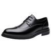 Leather Shoes Men's 2025 New British Style Pointed Business Dress Leather Shoes Cowhide Soft-soled Leather Shoes