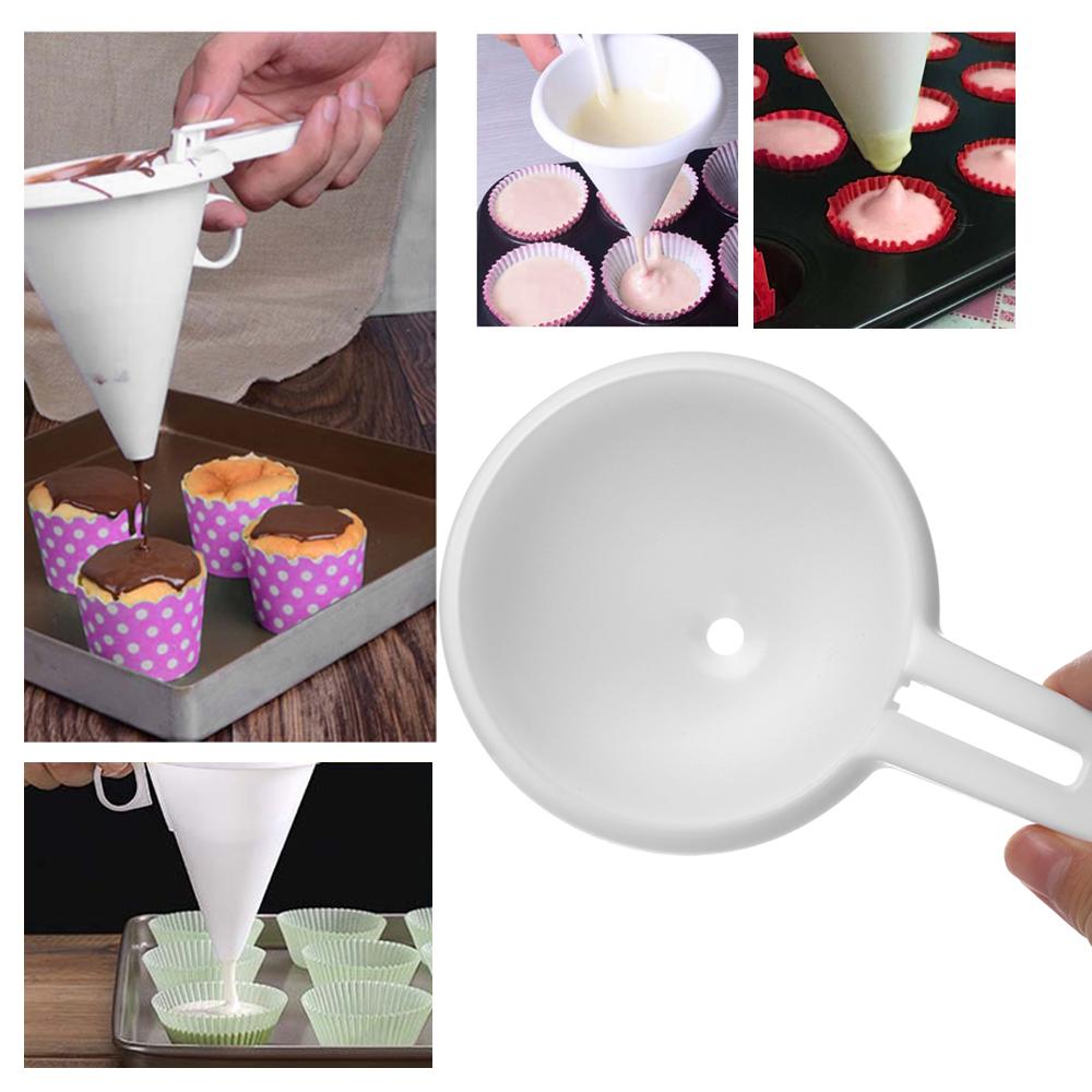 Kitchen & Home Pancake Candy Chocolate Pastry Tools Baking Mold Cream Dispenser Batter Funnel