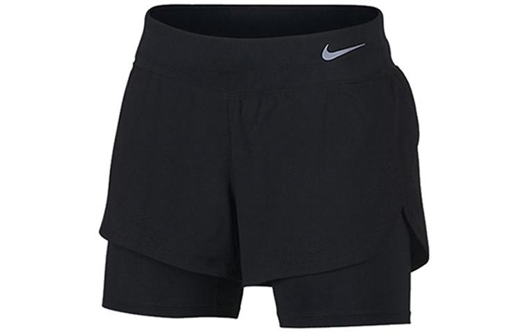Nike Повседневные шорты женские черные средние AQ5421-010