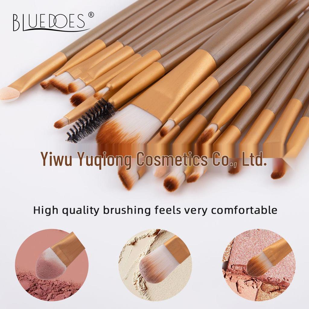 33-Piece Soft Makeup Brush & Beauty Sponge Set - Includes Eyeshadow & Foundation Brushes