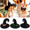 Useful Adorable Elastic Witch Hat Sorceress Halloween Fancy Dress Prop for Masquerade