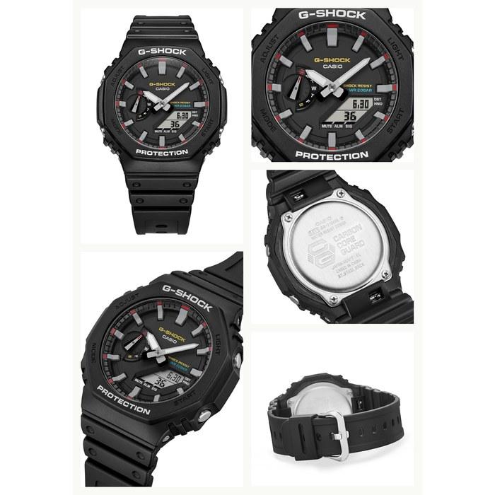 Casio G-Shock GA-2100RL-1AJF Мужские Черные Оригинальный Цвет