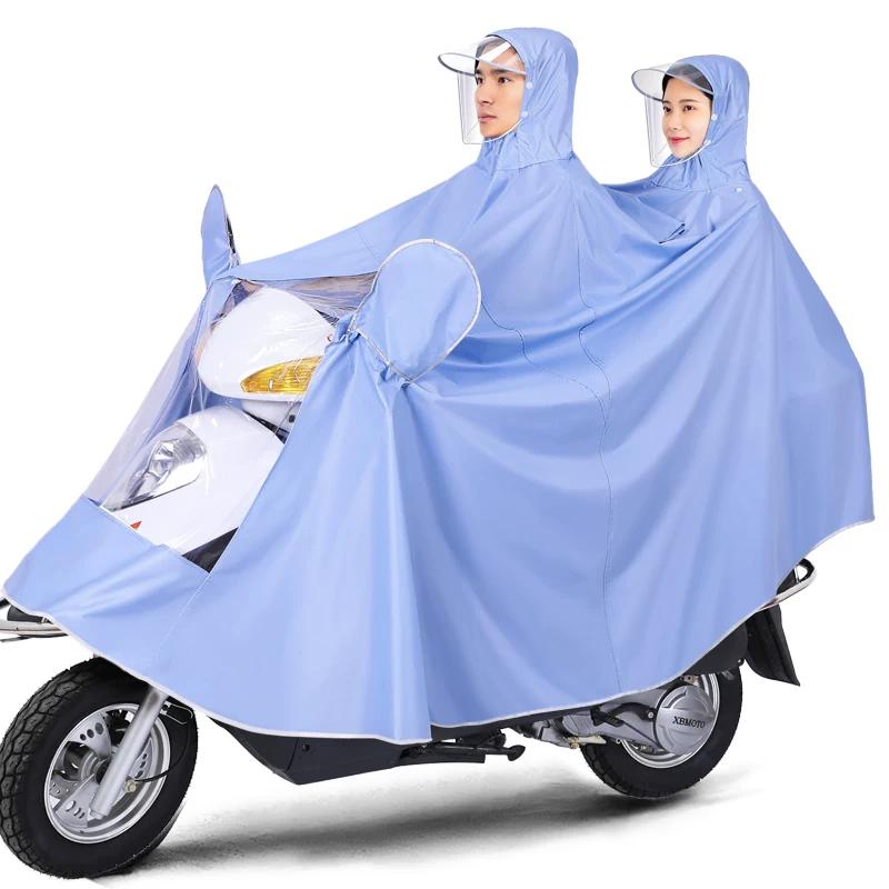 Raincoat for Electric Vehicles, Men's and Women's Models, New Long Version for Electric Bicycles and Motorcycles, Full-Body Storm-Proof Rain Poncho