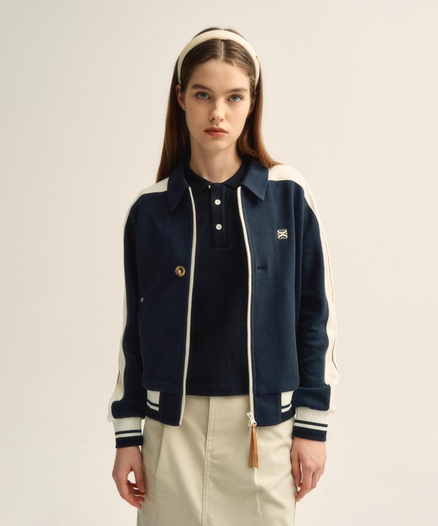 Куртка на молнии Satur Rawton Collar Track Classic Navy