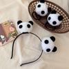 Cartoon Plush Hair Band Animal Doll Hair hoop Personality Panda Headband  Kids