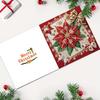 6PCS DIY Xmas Designs Rhinestone Diamond Art Mosaic Postcards Diamond Art Handmade Cards Thank You Cards and Holiday Blessings