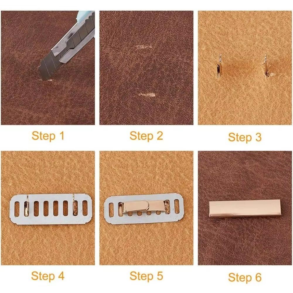 10pcs Blank Personalized Name Labels Rectangular Jeans Labels Handmade Logo Labels Backpacks