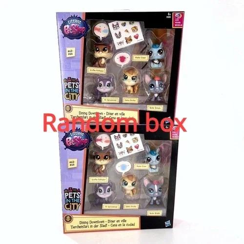Оригинальный набор Hasbro Littlest Petshop Симуляция Сценария Игровой Домик Мини Милые Животные Коллекционная Модель Игрушка Рождественский Подарок
