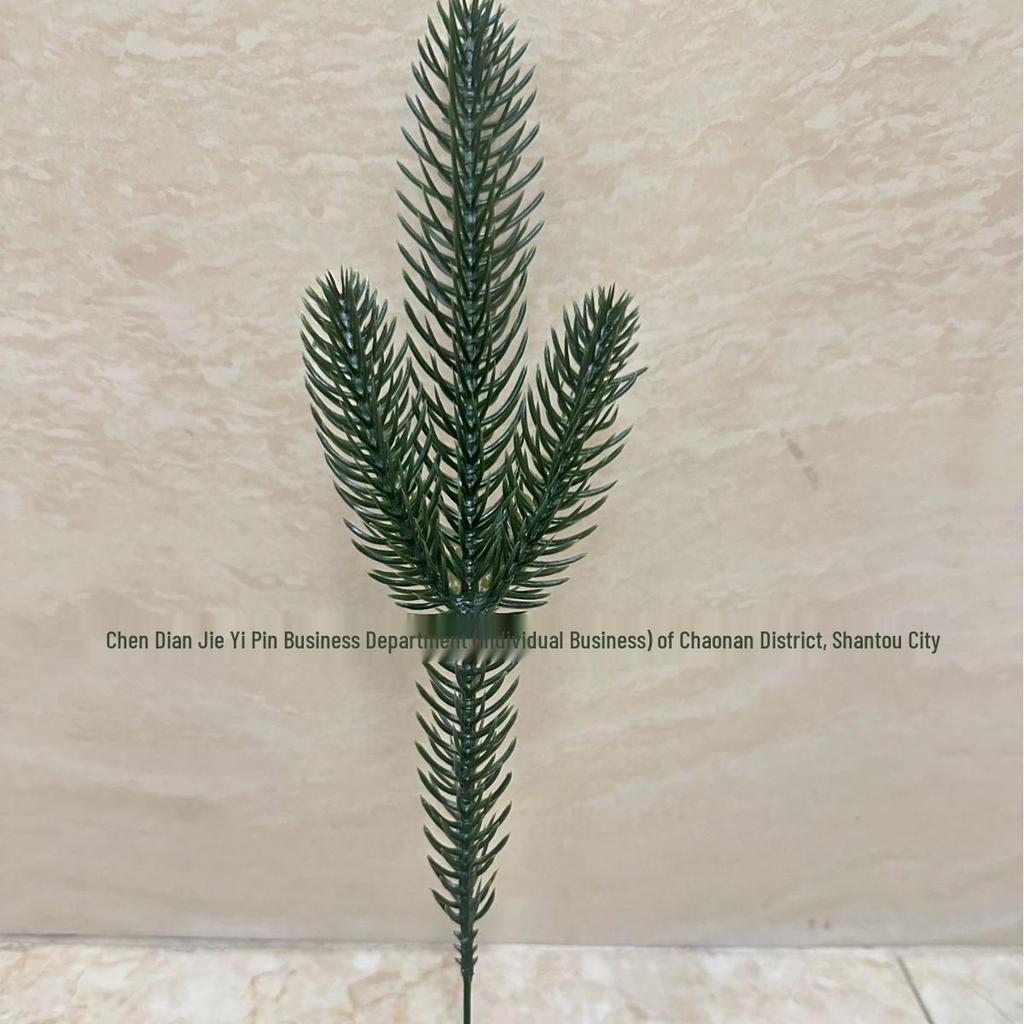 Christmas Pine Needle Branches: 3D 3-Prong/5-Prong Artificial Greenery for DIY Decor