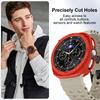 PC Case+Scale Protective ring For Samsung galaxy watch 8 classic 46mm Accessories Hollow Bumper For galaxy watch 8 classic cover