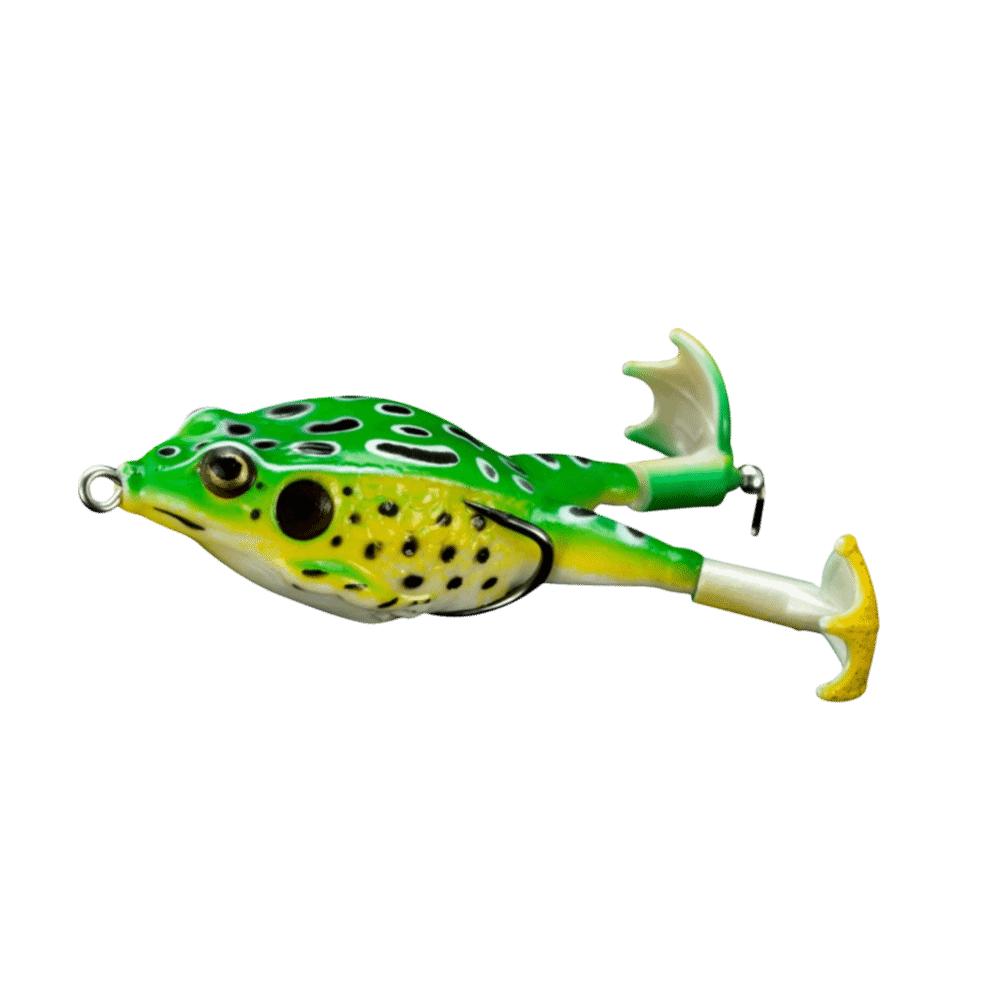 Double Propellers Frog Lure Rotating Tail Soft Frog Lure Artificial Bait Freshwater Fishing