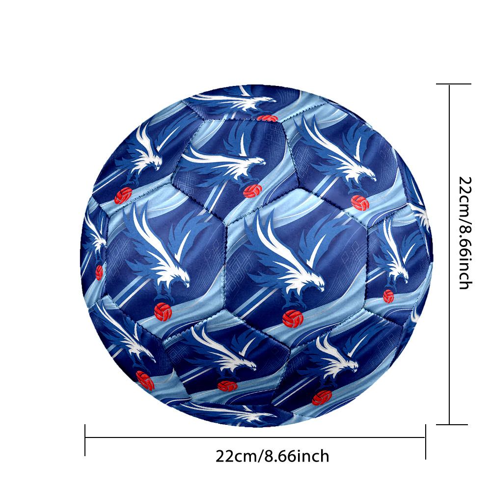 Crystal Palace Size 5 Football High Elastic Soccer Ball For Outdoor Competition Daily Training Play
