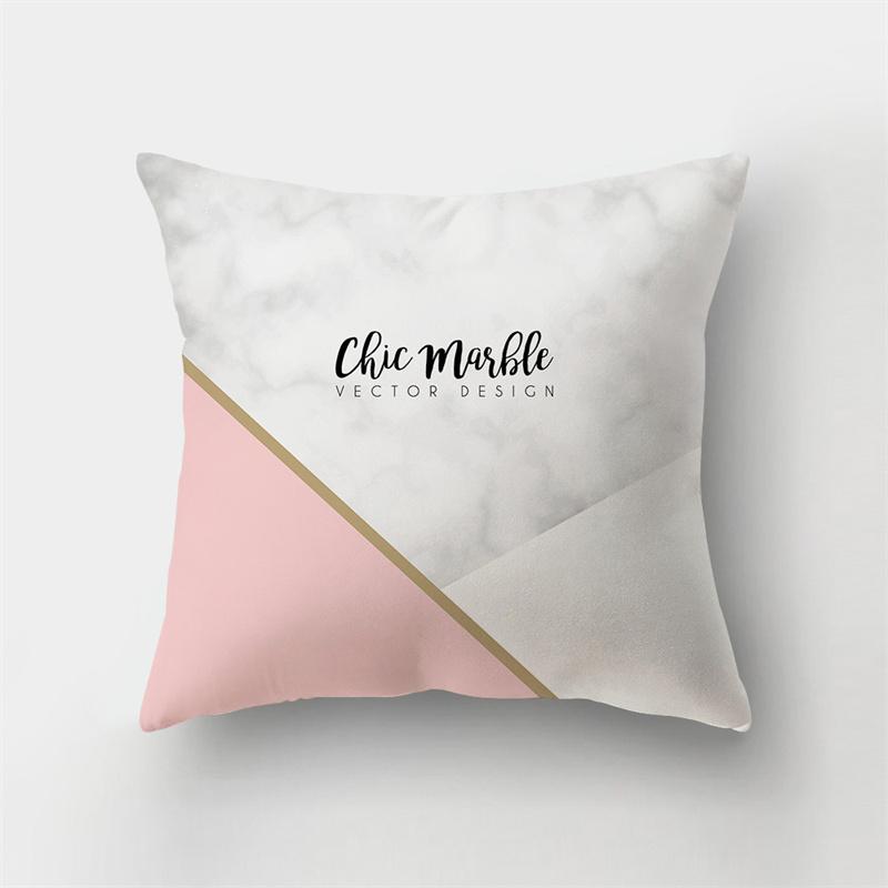 45x45 см наволочка с абстрактным геометрическим принтом, мраморная наволочка, полиэстер, короткий плюшевый лоскутный диван, домашний декор, наволочка