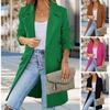 Autumn and Winter Large Size Woolen Coat for Women One Button Woolen Coat Cardigan
