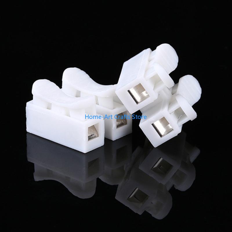 Y3NA Pack Of 20 Press Fit Electrical Terminals Connectors Suitable For Easy Wire Connection Home Circuit Upgrades