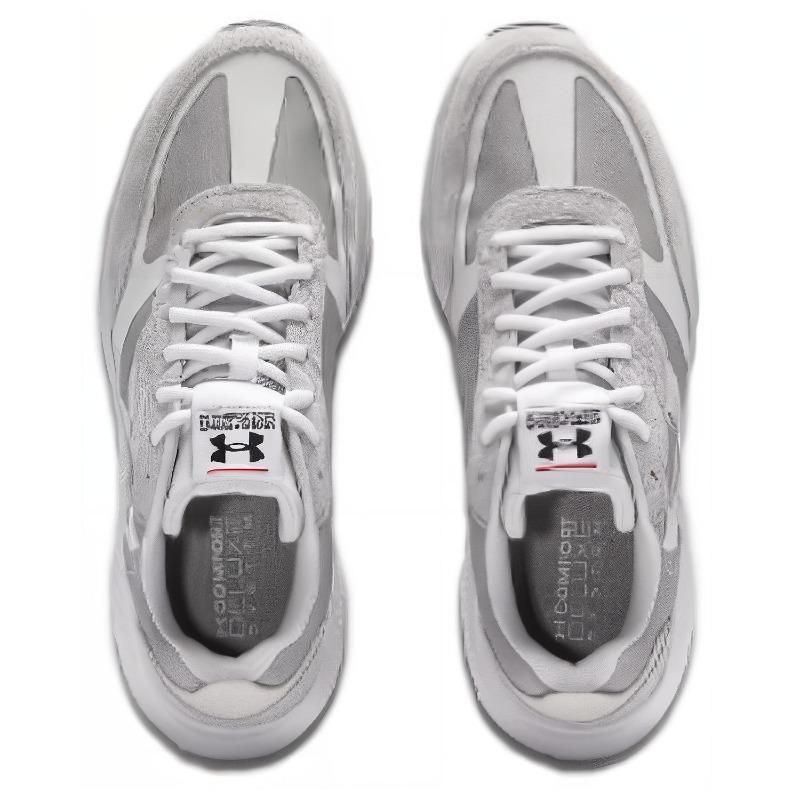 Under Armour Versatile Casual Low Running Shoes Men Gray White 3028612-102
