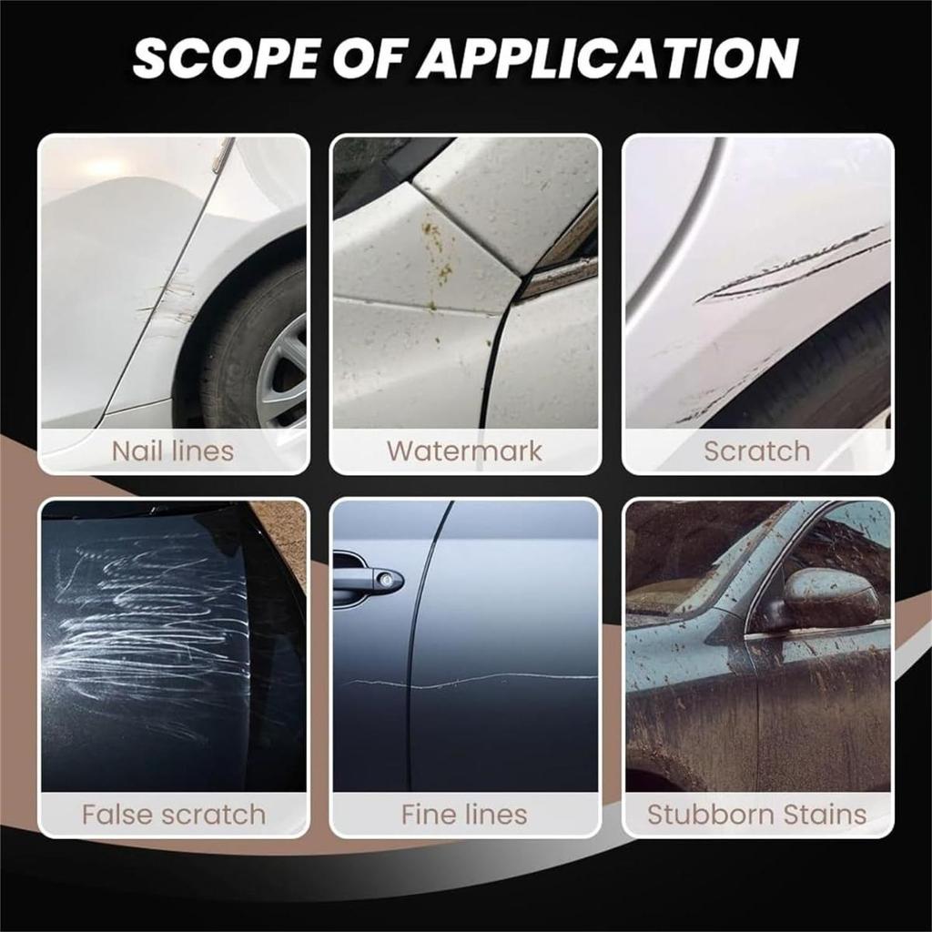 6 шт. улучшенная наноблестящая ткань для удаления царапин с автомобиля-наноблестящая ткань для удаления царапин для транспортных средств, ремонт глубоких царапин на автомобильной краске