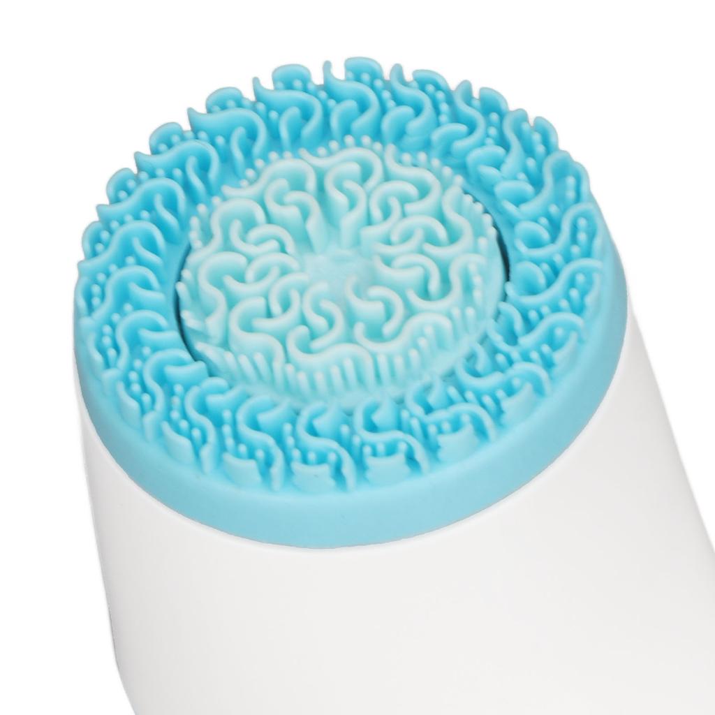 Электрический очиститель для лица, перезаряжаемый, силиконовый, массажный, очищающий, с головками