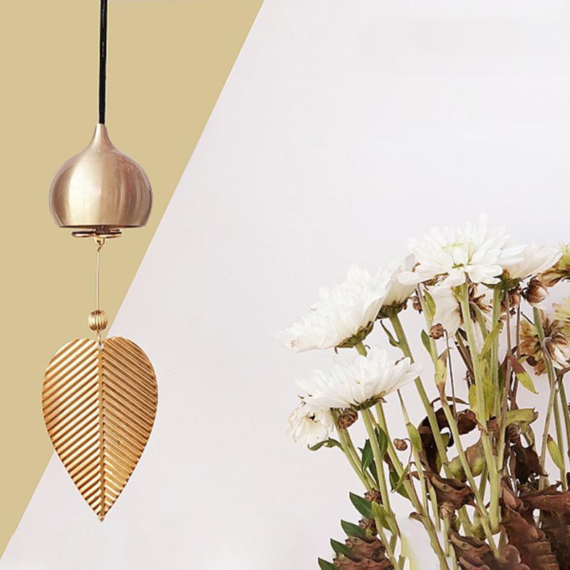 Retro Water Droplet Bell Copper Wind Chip Pendant Garden Corridor Hanging Wind Chime Creative Home Jewelry Decor