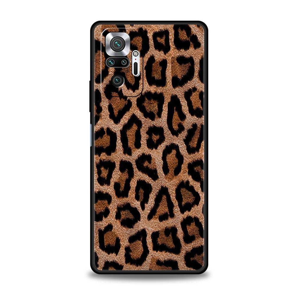 Модный Чехол для Телефона с Принтом Тигра и Леопарда Для Xiaomi Redmi Note 14 13 12 Pro Plus 5G 9S 9 10 11 4G 14C 13C 12C 10C 9C 9A Мягкая Крышка